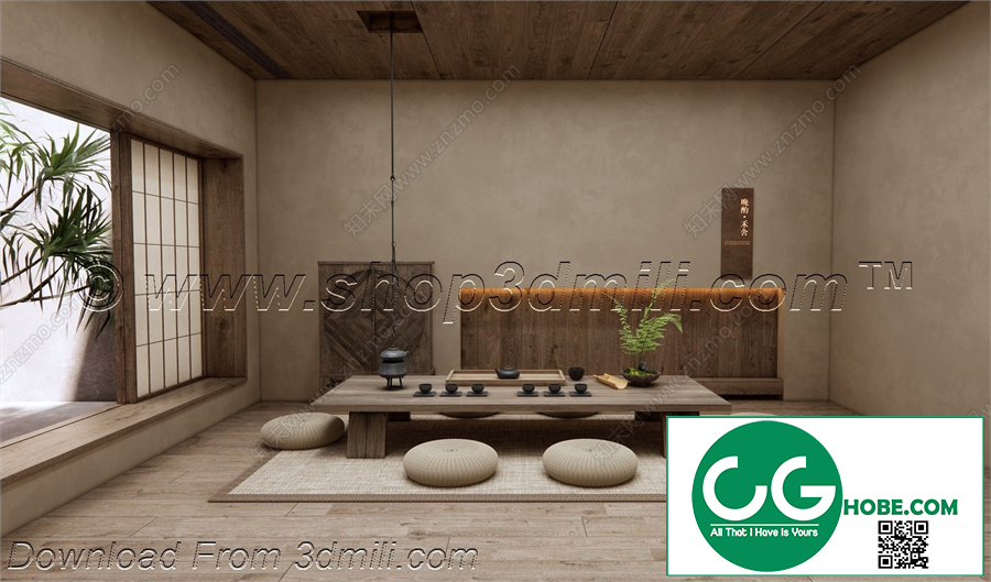Tea Room 61 3D Model